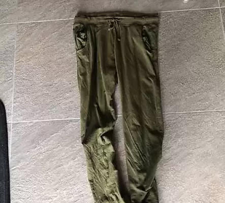 Pantalon vert kaki coton 12 ans  Unisex