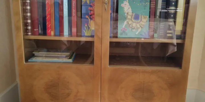 Bibliothèque vitrée
