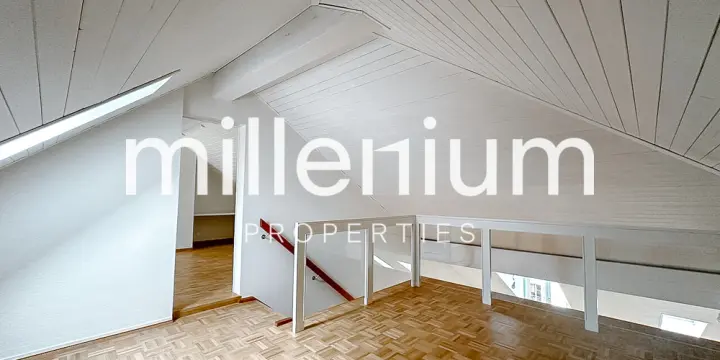 Duplex en attique rénové dans le vieux Carouge