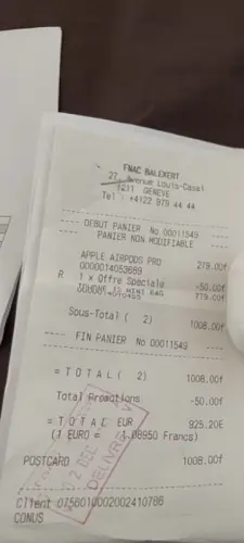 Airpods Pro neufs à Rossens