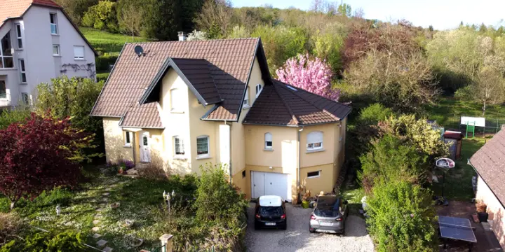 FRANCE – ILLFURTH (68) MAGNIFIQUE VILLA D'ARCHITECTE