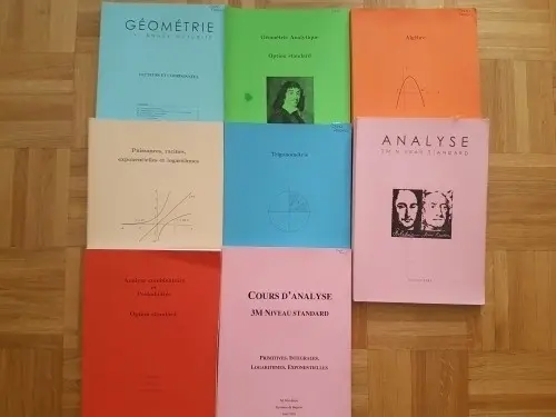 Manuels de mathématiques gymnase 