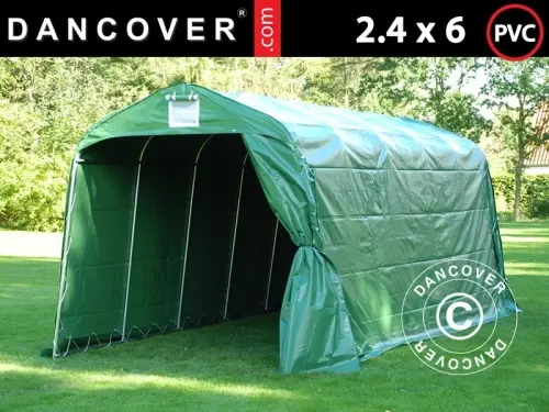 Lagerzelt PRO 2,4x6x2,34m PVC, Grün à Zurich
