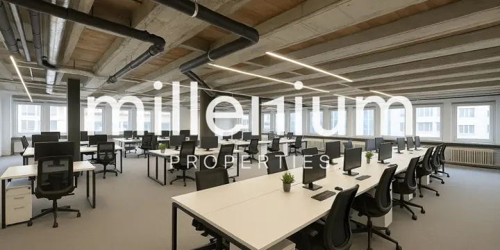 Plateau de bureaux en open space - Eaux-Vives
