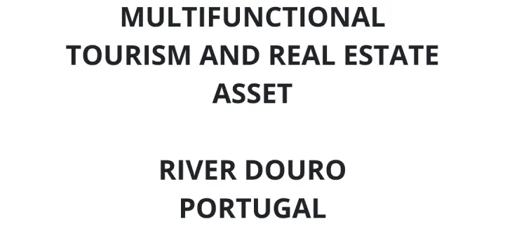 Opportunité hors marché | Actif touristique multifonctionnel – Nord du Portugal (région du Douro)