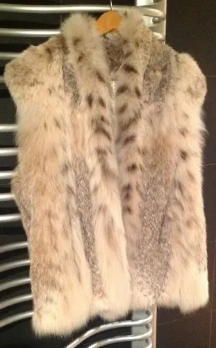 Fourrure gilet en lynx à geneve