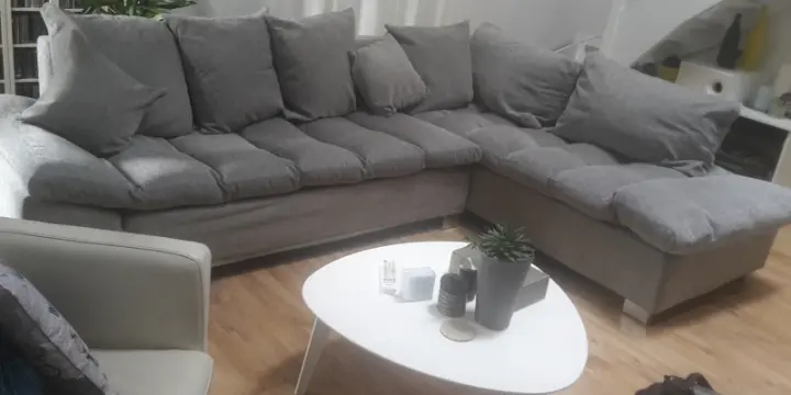Canapé d'angle grand confort moderne