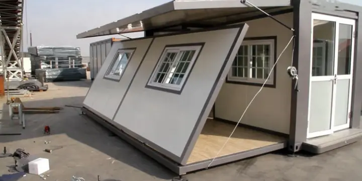 Conteneur pliable de maison portable de 19 pieds x 20 pieds