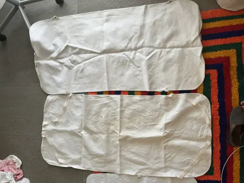 3 alèses de lit bébe blanches 63 x 136 cm à Nyon