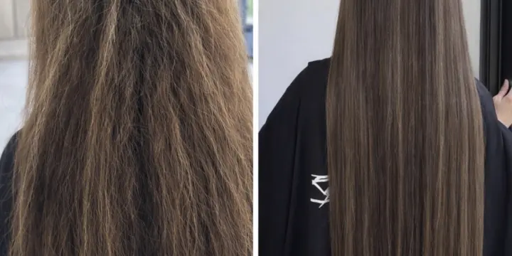 Lissage Brésilien Professionnel Cheveux Soyeux