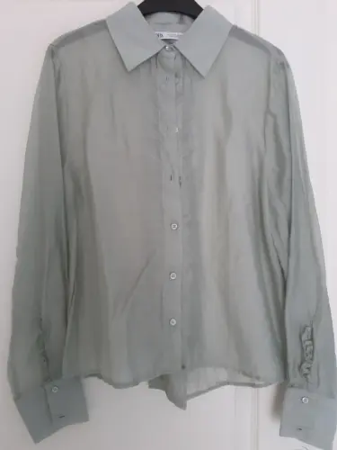 Chemise fluide vert Zara, taille S à Genève