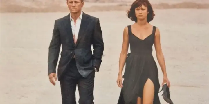 Daniel Craig et Olga Kurylenko dans Quantum Of Solace James Bond.