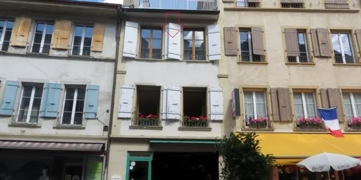 Appartement de 2 pièces dans l'hyper centre historique d'Orbe