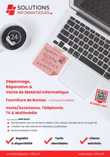 Dépannage/Réparation/vente matériel Informatique à Penthaz