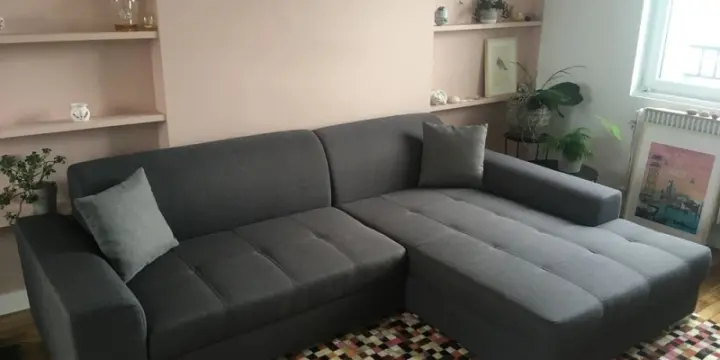 Canapé d'angle 5 places convertible