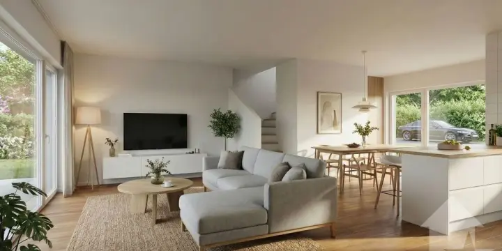 Maison contiguë moderne de 5.5 pièces dans un environnement calme