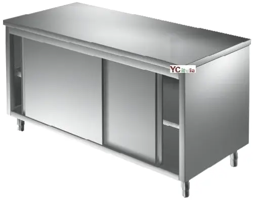 Meuble inox central 100x60 cm à Salzano (VE)
