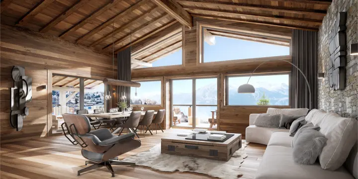 A VENDRE ATTIQUE D'EXCEPTION 4.5 PCES A HAUTE-NENDAZ