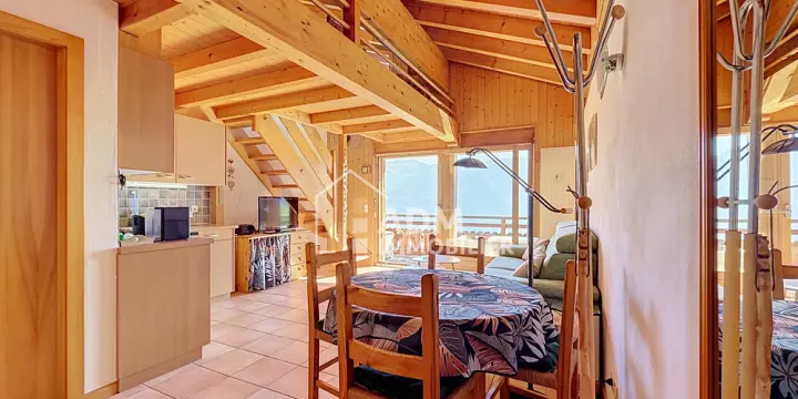 Appartement de 2 pièces avec mezzanine aux pieds des pistes