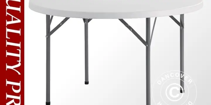 Bankett-Tisch Ø 116cm, Hellgrau (1 Stk.)