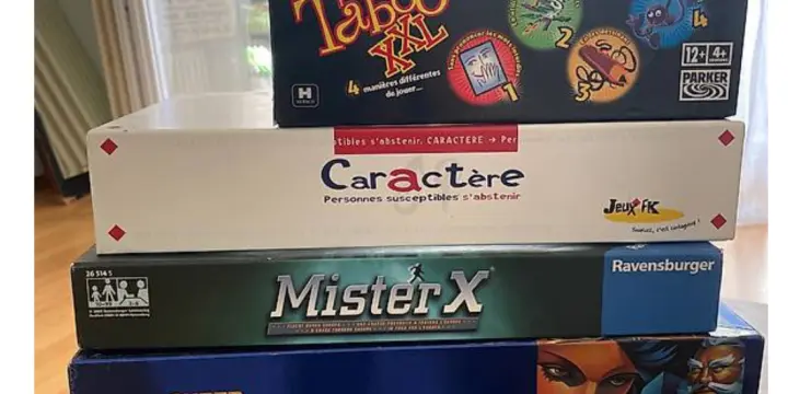 Grand lot de jeux de société