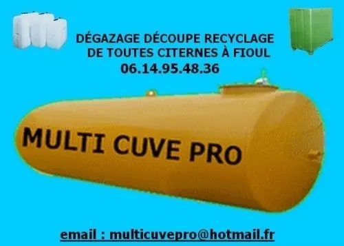 découpe enlévement dégazage recyclage de à colmar