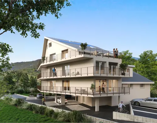RARE 4,5p 145 m2 LUMINEUX PROCHE COMMODITES, NATURE, GRAND BALCON à St-Cergue