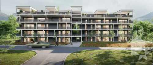 Appartement 3,5 pièces de 90 m2 avec balcon à Aproz (Sion)