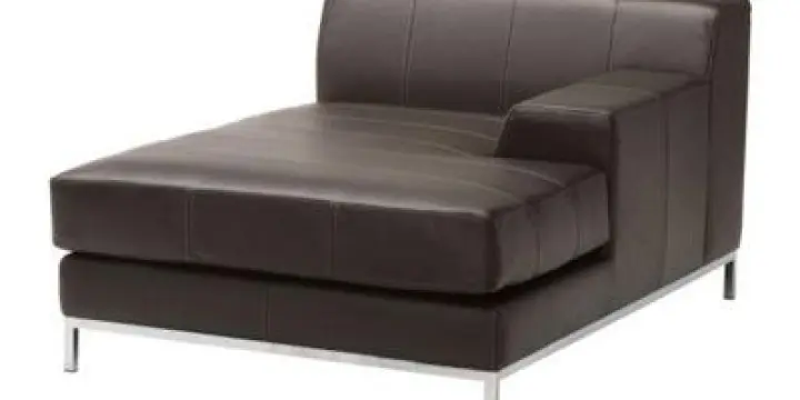 Canapé en cuir 2 places + méridienne