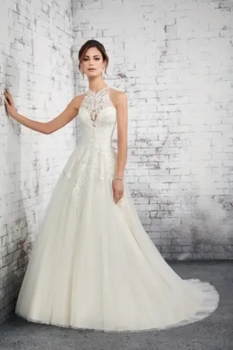 Magnifique robe de mariée -  Modèle 51409 - blanche ivoire à Ravoire