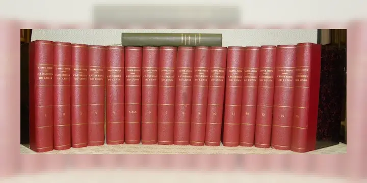 Causeries du Lundi. Quatrième et cinquième édition revue et corrigée. 15 Volumes, plus un volume…