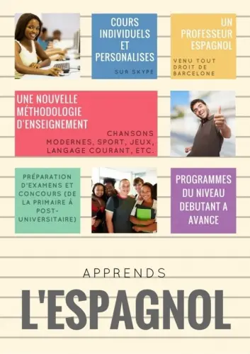 Cours d'espagnol avec un prof originaire du barcelone à Genève