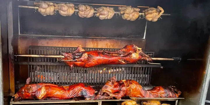 Je vends remorque Rôtisserie
