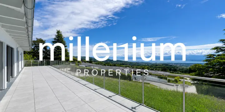 Villa d'exception avec vue panoramique sur le lac Léman et les Alpes