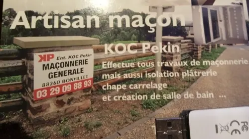 Effectue tous travaux de maçonnerie à epinal