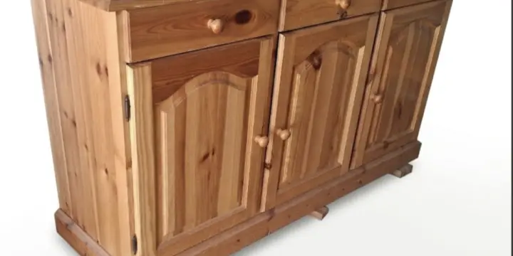 Buffet 3 portes 3 tiroirs en pin massif