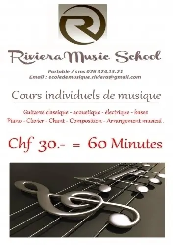 Riviera Music School -  Cours de musique à Chernex