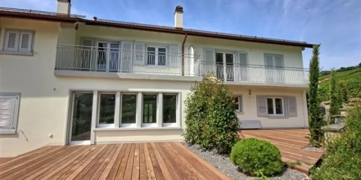 3,5 pces, terrasse et jardin, Lavaux