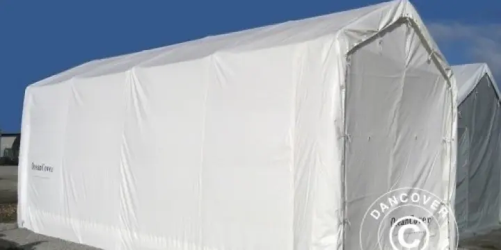 Lagerzelt Titanium 3,5x8x3x4m, Weiß