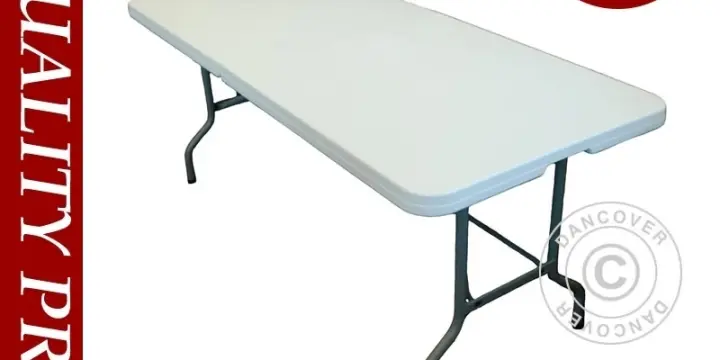 Klapptisch 182x74x74cm, hellgrau (25 St.)