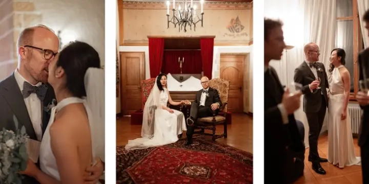 Photographe de mariage professionnel.