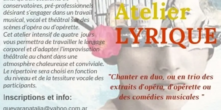 Atelier Lyrique Amamusique cherche chanteur basse