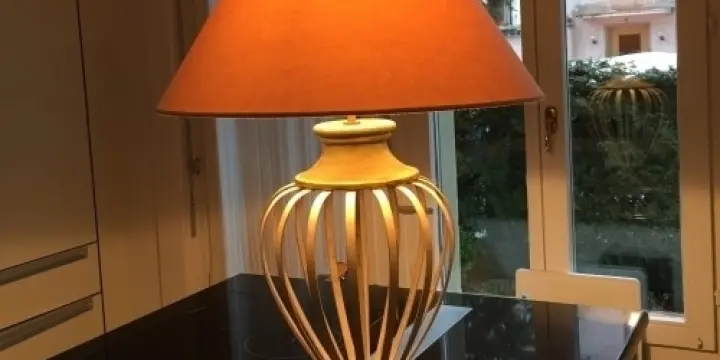 Lampe métalique 80 cm