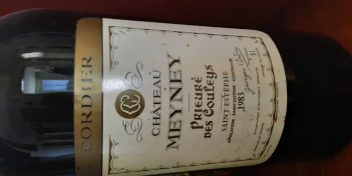 1 bouteille de chateau Meney
