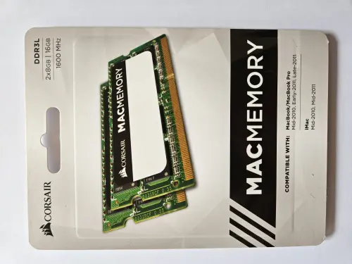 Corsair Mac 16 Go, 2 × 8 Go DDR3L 1600 — scellé