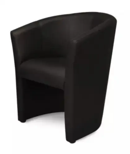 2 Fauteuils cabriolet RANIN en similicuir noir à Orges