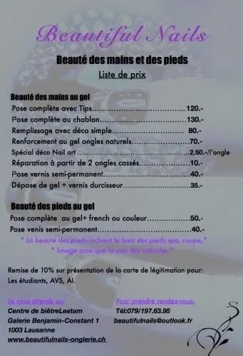 Pour toutes nouvelles clientes -20% 