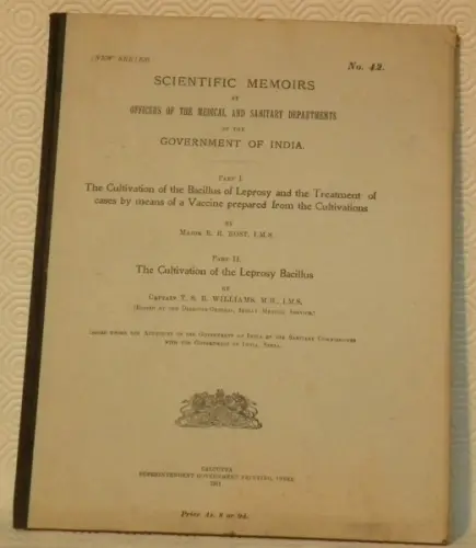 Scientific Memoirs by Officers of the Medical and Sanitary Departments of the Government of India…