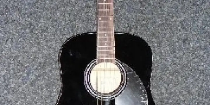 Guitare Folk electro acoustique noire