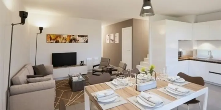 Douvaine 74140 Villa Duplex T4 avec jard